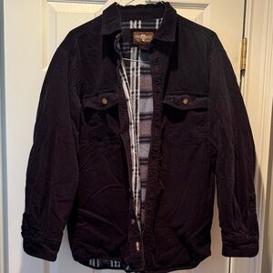 Levi’s Men's Classic Black Corduroy Shirt Jacket